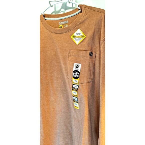 Noble Outfitters Men's T-Shirt Tall T - Light Brown - Picture 2 of 5